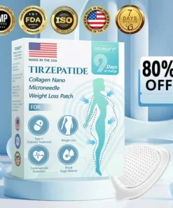 Grunsify® Nano-Microcrystal Patch: Tirzepatide + Collagen Dual Action for Fat Loss, Skin Tightening, and Sugar Control