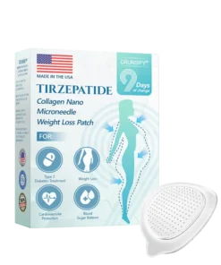 Grunsify® Nano-Microcrystal Patch: Tirzepatide + Collagen Dual Action for Fat Loss, Skin Tightening, and Sugar Control
