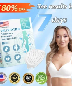 Grunsify® Nano-Microcrystal Patch: Tirzepatide + Collagen Dual Action for Fat Loss, Skin Tightening, and Sugar Control