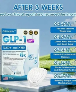 GRUNSIFY® GLP-1 & NAD+ Slimming & health NANO MICRONEEDLE PATCH